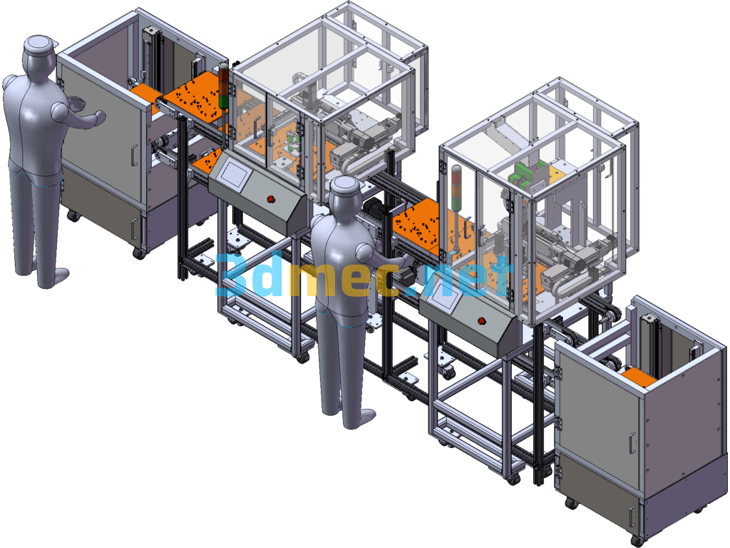 Automatic Welding And Tapping Machines - 3D Model SolidWorks Free Download