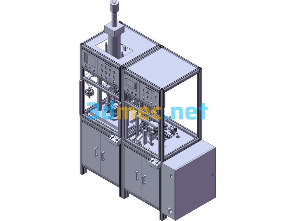 Electromagnetic Ring Shaping Press Machine - 3D Model SolidWorks Free Download