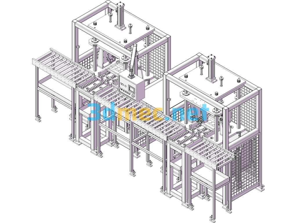 Engine Cylinder Gas And Water Line Leak Detection Equipment - 3D Model SolidWorks Free Download