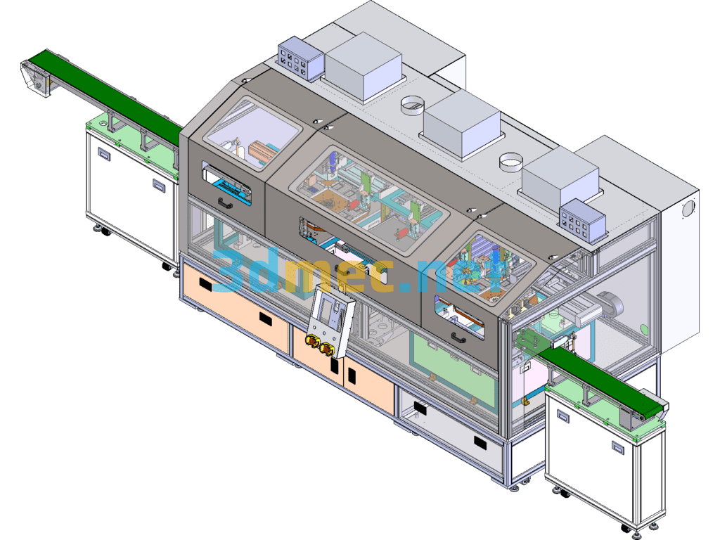 Complete And Detailed Complex Dispensing Machine Equipment - 3D Model SolidWorks Free Download