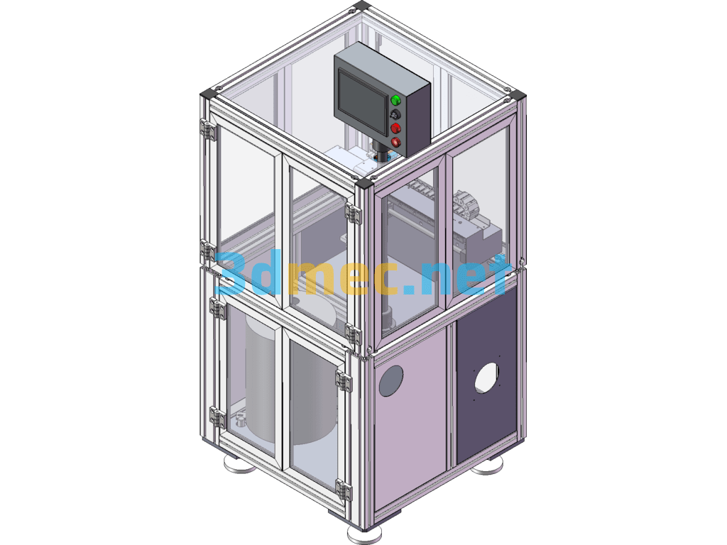 Chip Sorting Machine - 3D Model SolidWorks Free Download