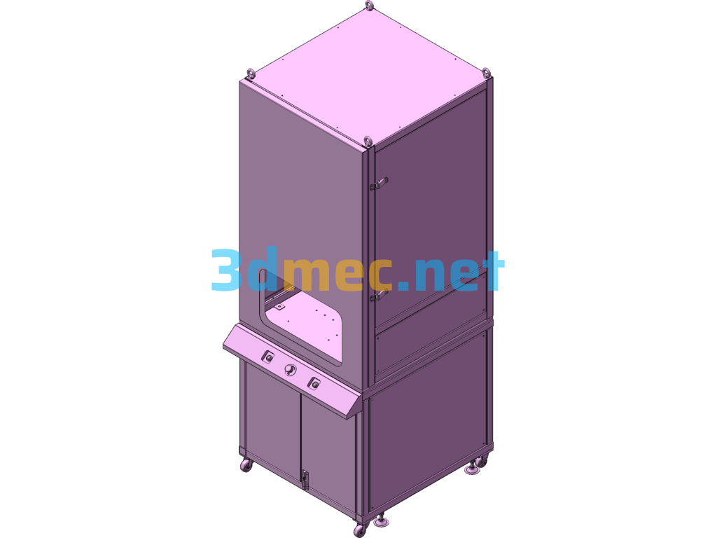 Ultrasonic Soundproof Cover (Including SW Source File + STEP + Engineering Drawing + CAD Drawing) - 3D Model SolidWorks Free Download