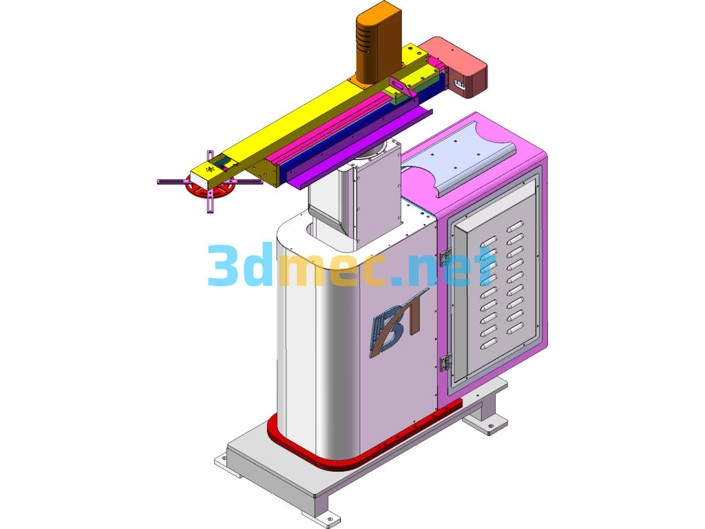 Four-Axis Stamping Robot - 3D Model SolidWorks Free Download