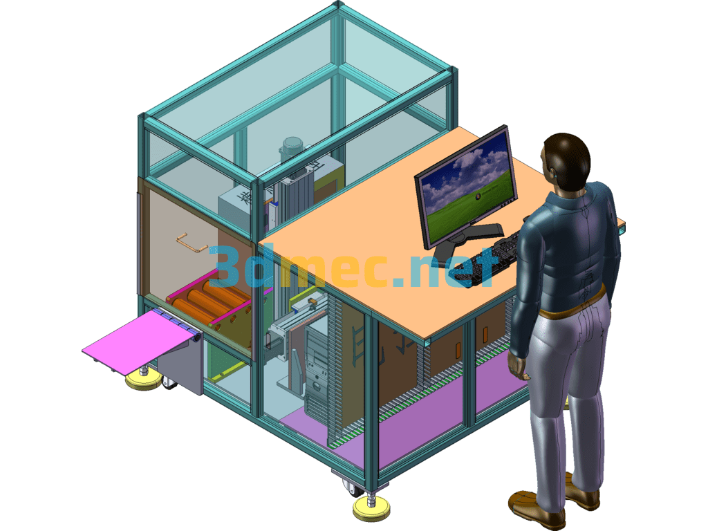 Mould Image Inspection Machine - 3D Model SolidWorks Free Download