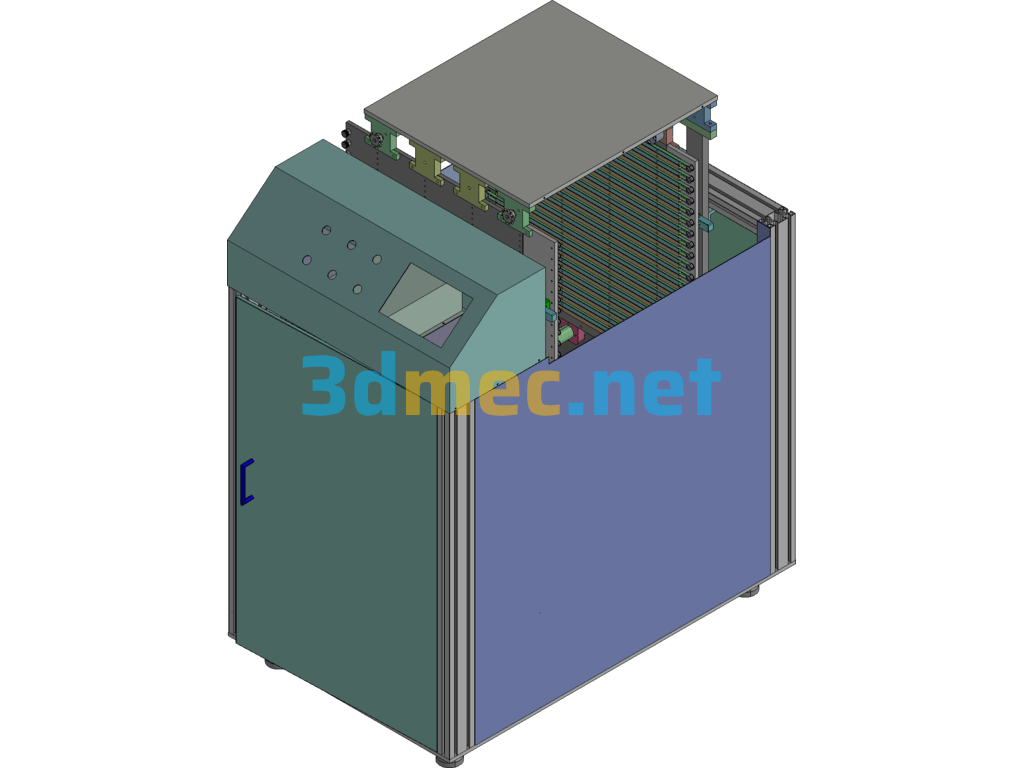 PCB Board Stacking Machine - 3D Model Exported Free Download