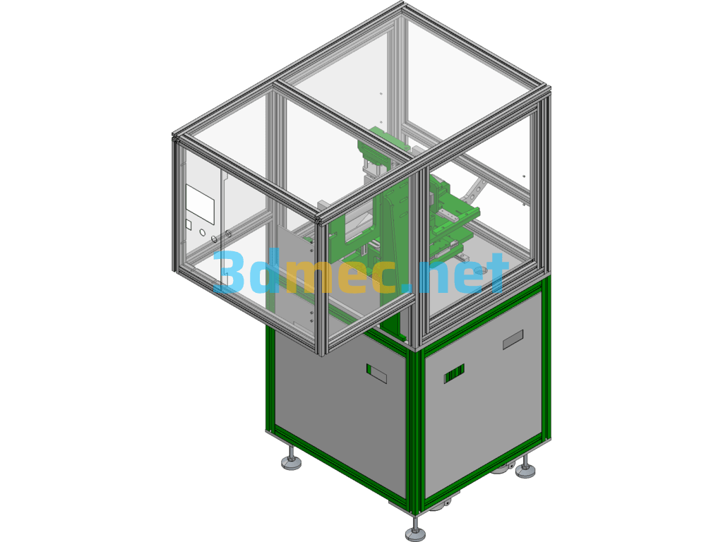 Labeling Machine - 3D Model Exported Free Download