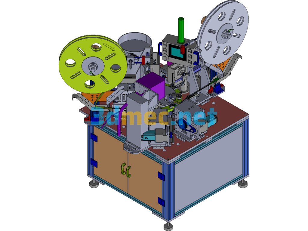 Non-Standard Precision Cam Pin Spot Welding Inspection Machine - 3D Model Exported Free Download