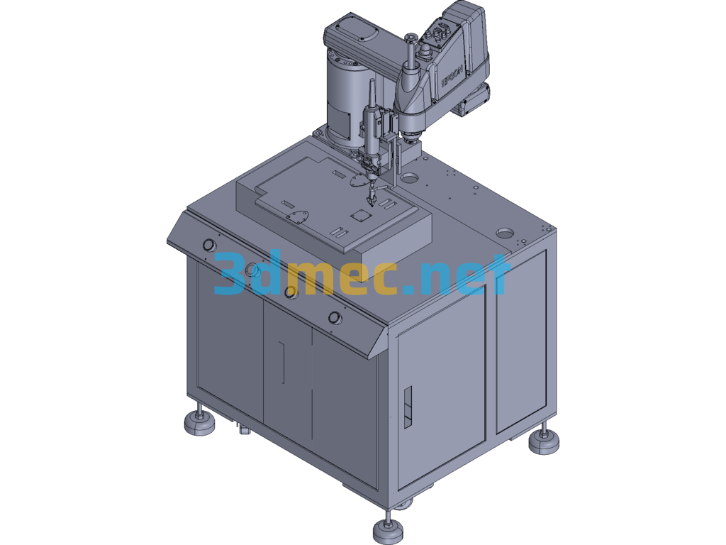 Robot Automatic Locking Screw Machine - 3D Model Exported Free Download