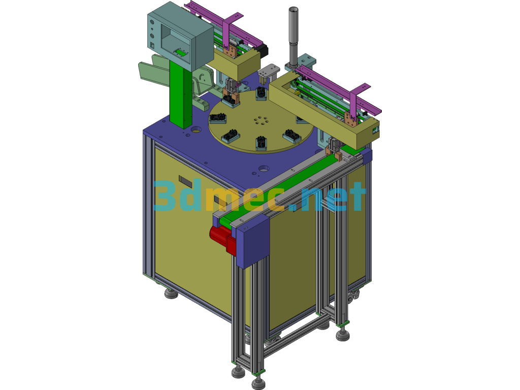 Sealing Ring Assembly Machine - 3D Model Exported Free Download