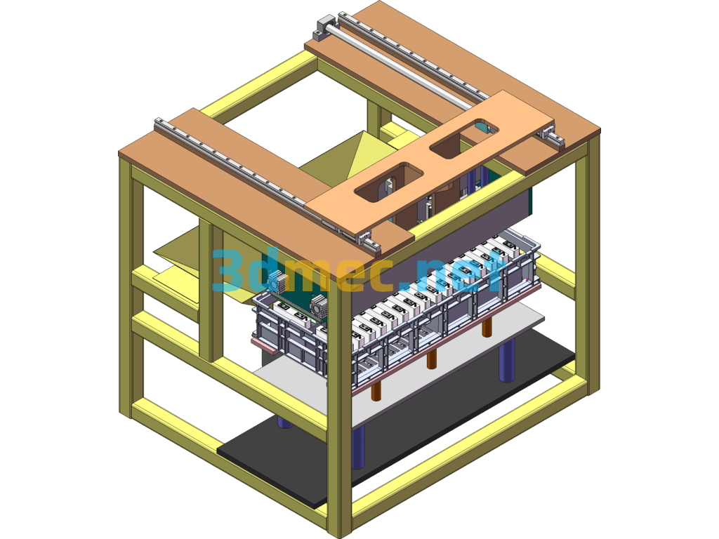 Fully Automatic Binding Machine (Already Put Into Production) - 3D Model SolidWorks Free Download