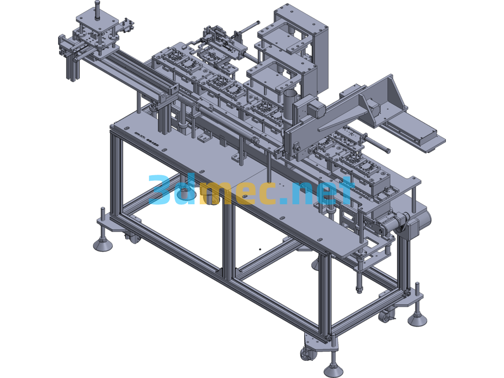 ICT Automatic Dispensing Machine For Dynamic Inspection - 3D Model Exported Free Download