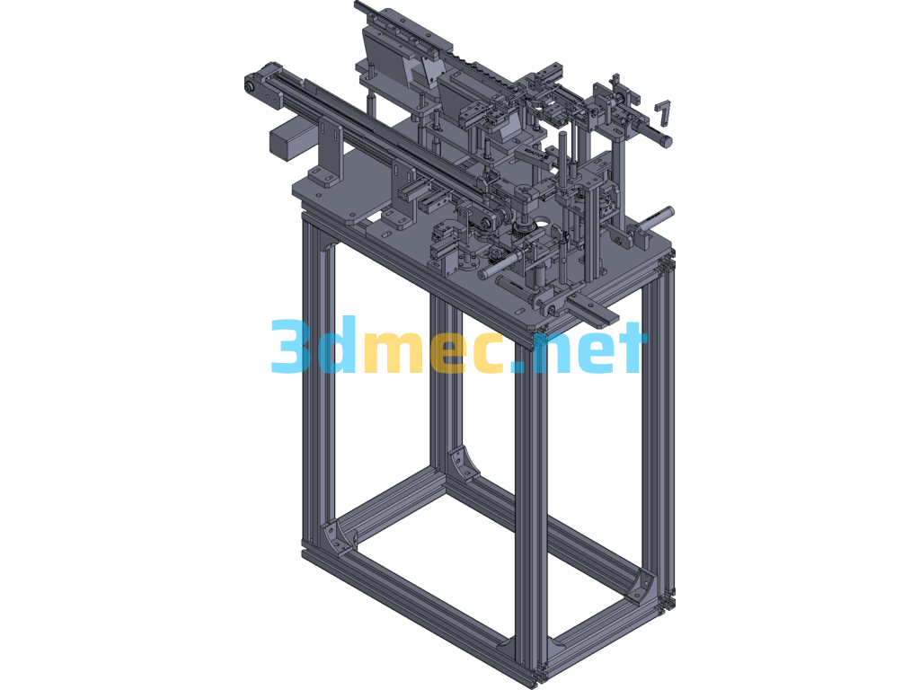 Motor Brush Insertion Machine - 3D Model Exported Free Download