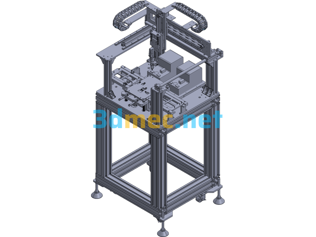 Automatic Screw Driving Machine - 3D Model Exported Free Download