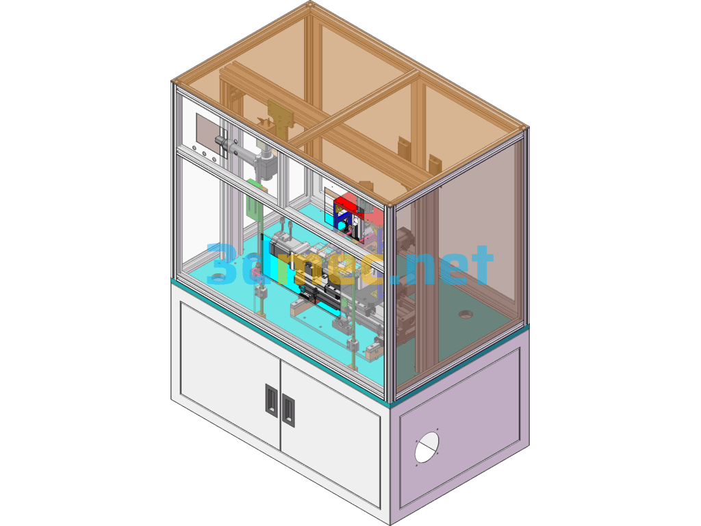 Three-Axis Laser Welding Machine For Welding Sheet Metal Shells - 3D Model SolidWorks Free Download