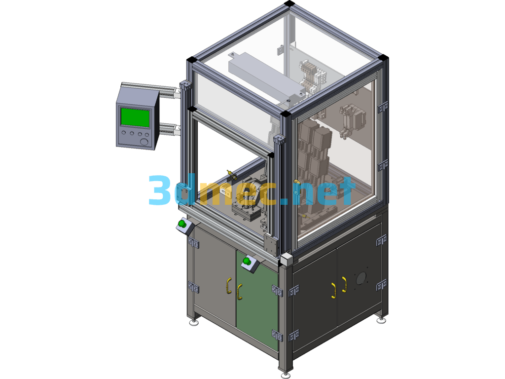 200BAR Master Cylinder High Pressure Testing Machine (Already Put Into Production) - 3D Model SolidWorks Free Download