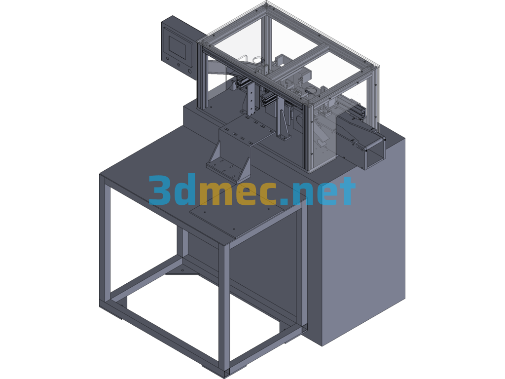 Automatic Latch Assembly Equipment - 3D Model SolidWorks Free Download