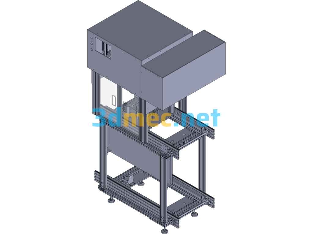 Online Automatic Glue Injection Machine - 3D Model SolidWorks Free Download