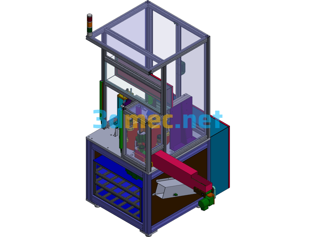 Automatic Detection Of Grease Injection Equipment - 3D Model SolidWorks Free Download