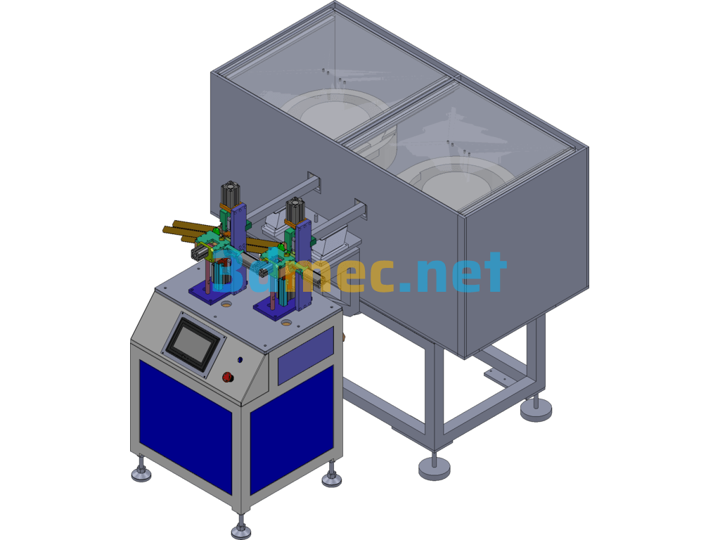 High Speed Toy Eggshell Punching Machine - 3D Model SolidWorks Free Download