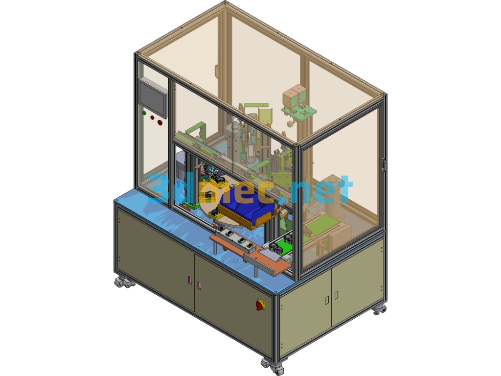 Shrapnel Assembly Machine, Non-Standard Automation Equipment - 3D Model Exported Free Download