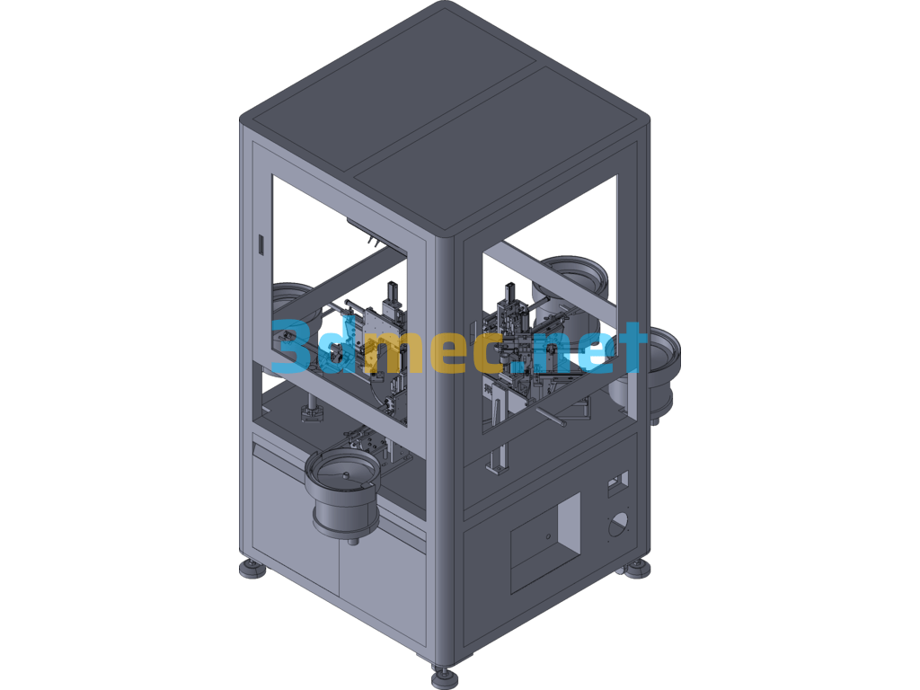 Check Valve Assembly Machine - 3D Model Exported Free Download