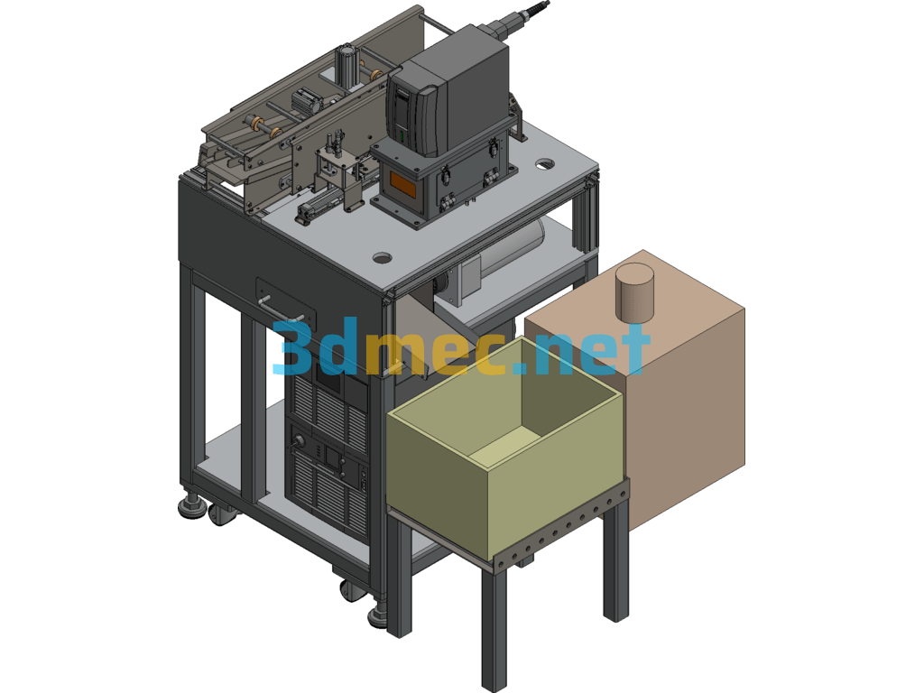 Fully Automatic Marking Machine - 3D Model Exported Free Download