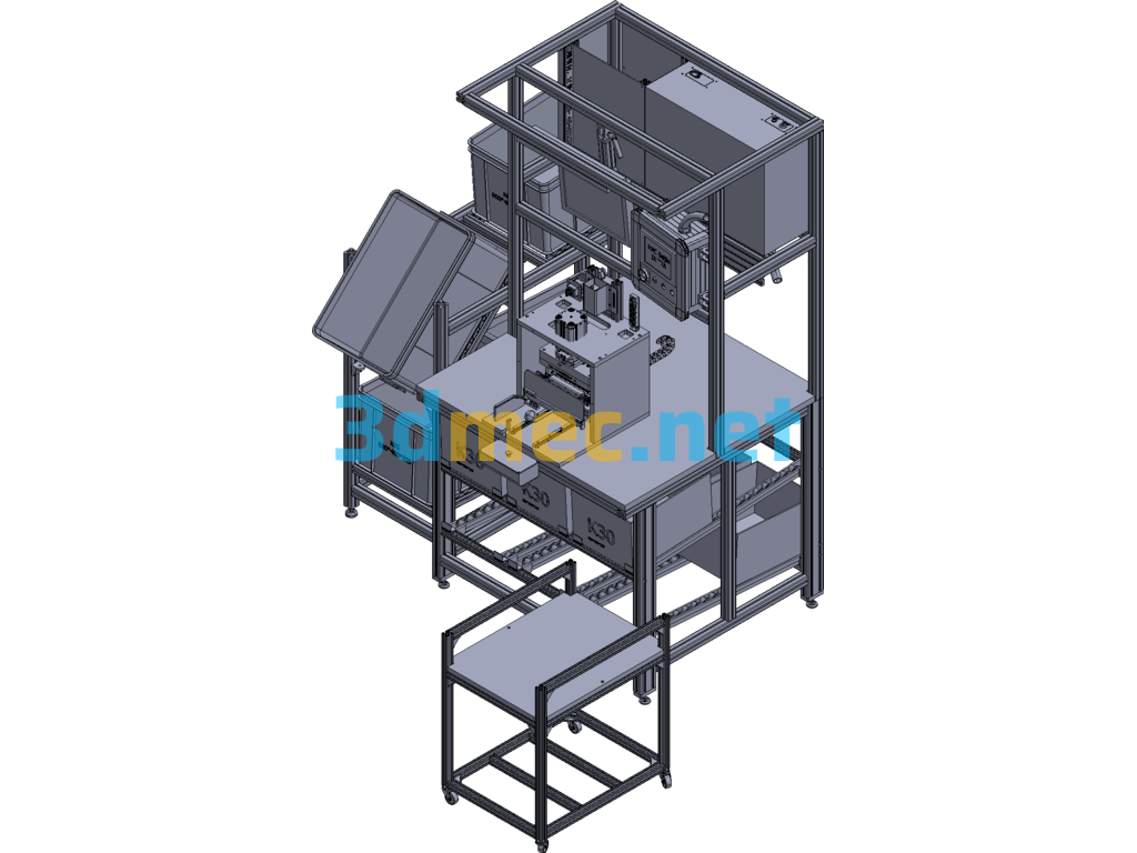 Light Guide Slider Press Tooling - 3D Model Exported Free Download