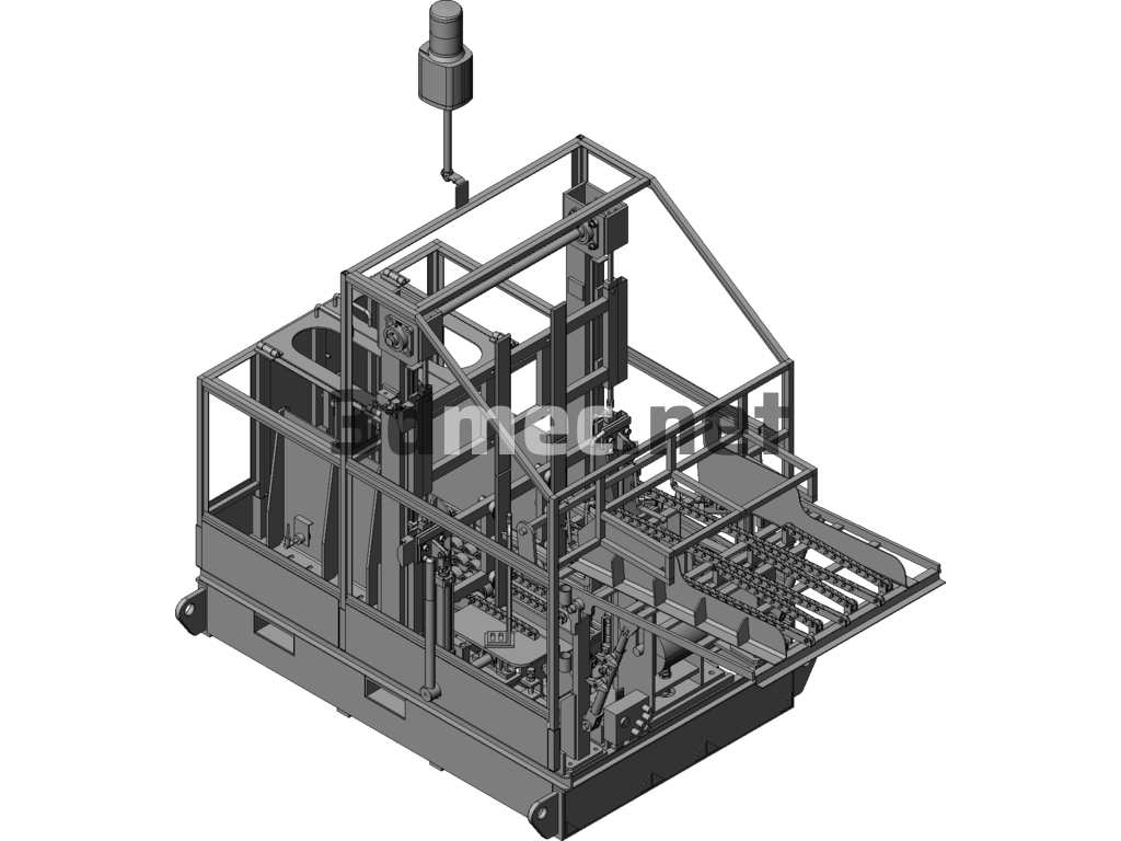 Material Box Conveyor 3d Model - 3D Model SolidWorks Free Download