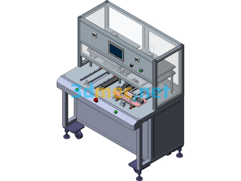 Hot Melt Equipment, Pressure-Maintaining Hot Press Equipment - 3D Model SolidWorks Free Download