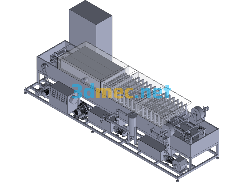 Step Cleaning Machine - 3D Model Exported Free Download