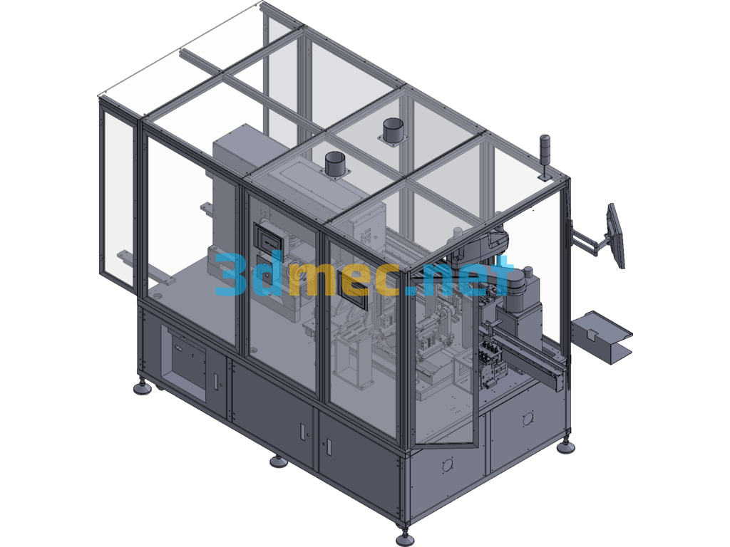 Fully Automatic Pad Printing Machine - 3D Model Exported Free Download