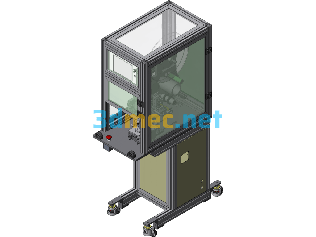 Highly Versatile Labeling And Laminating Machine - 3D Model SolidWorks Free Download