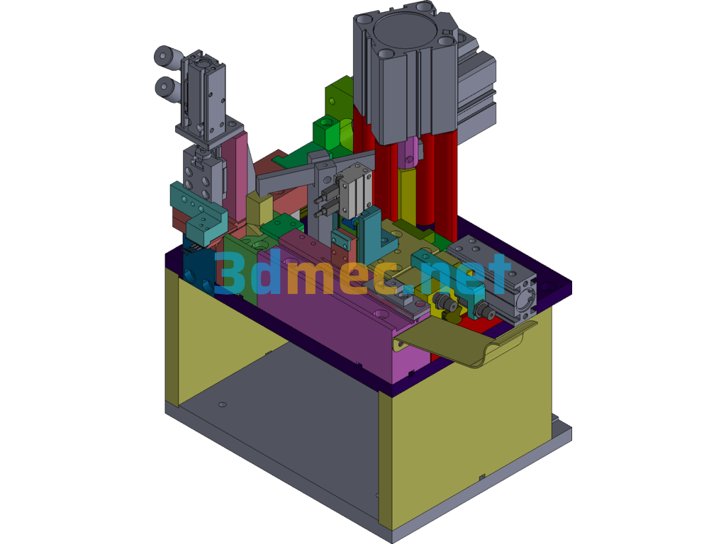 Send End Clamping And Cutting - 3D Model Exported Free Download