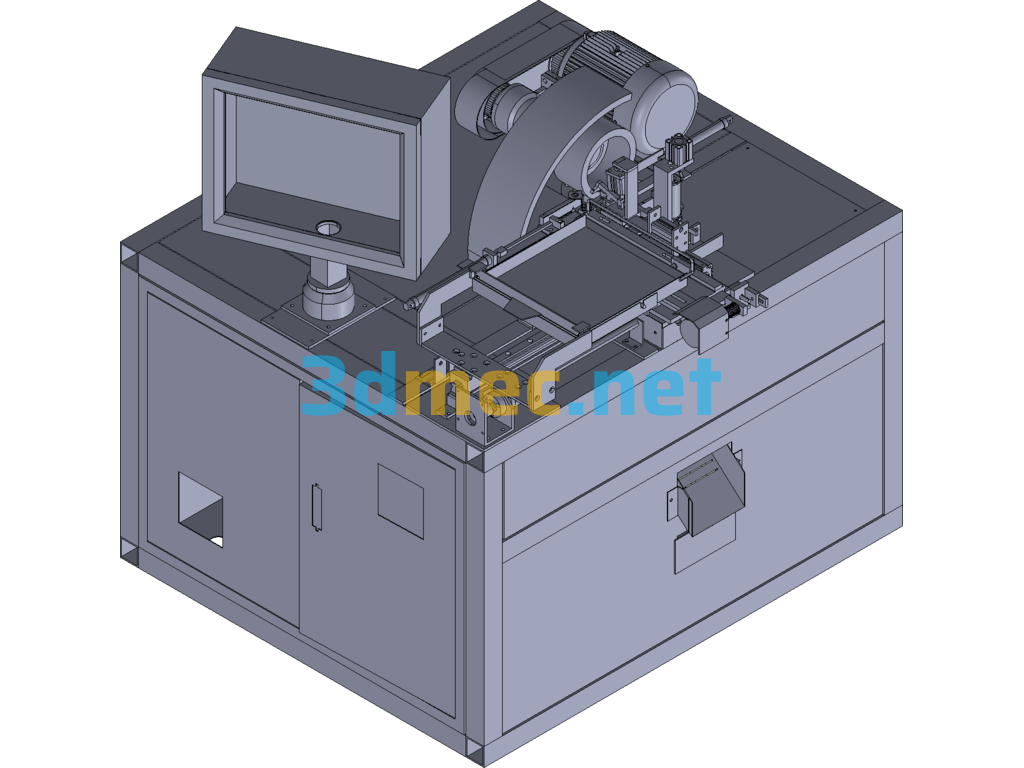 Diamond Segment Grinding Machine - 3D Model Exported Free Download