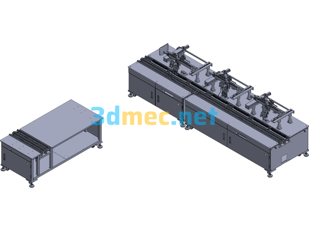 Quarter Angle Turning Machine - 3D Model Exported Free Download