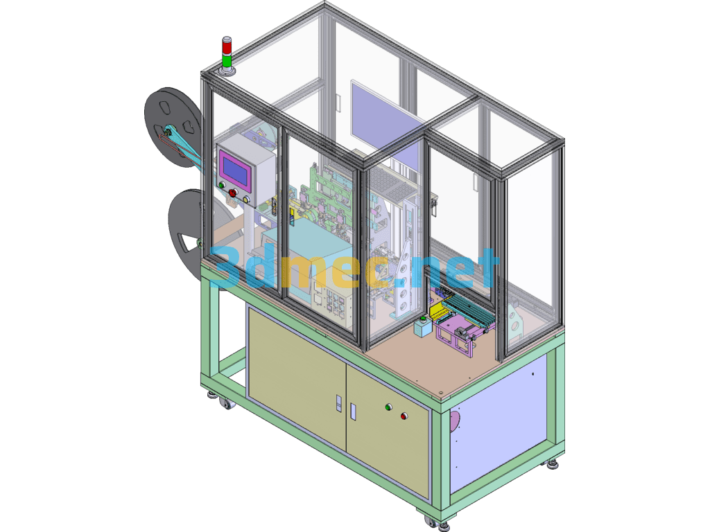 Inductive Character Polarity Detection And Packaging Machinery And Equipment - 3D Model SolidWorks Free Download