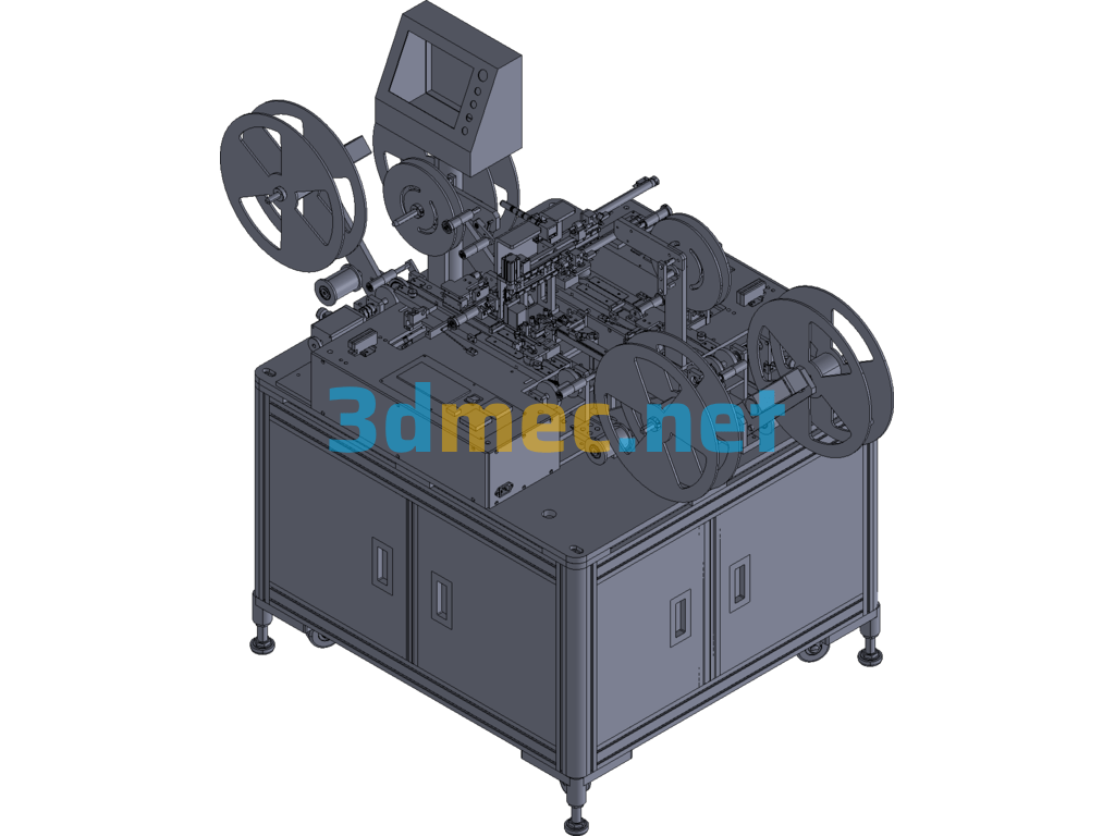 Double Station Packaging Machine - 3D Model Exported Free Download