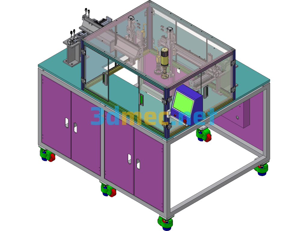 Pump Body Automatic Refueling Equipment - 3D Model SolidWorks Free Download