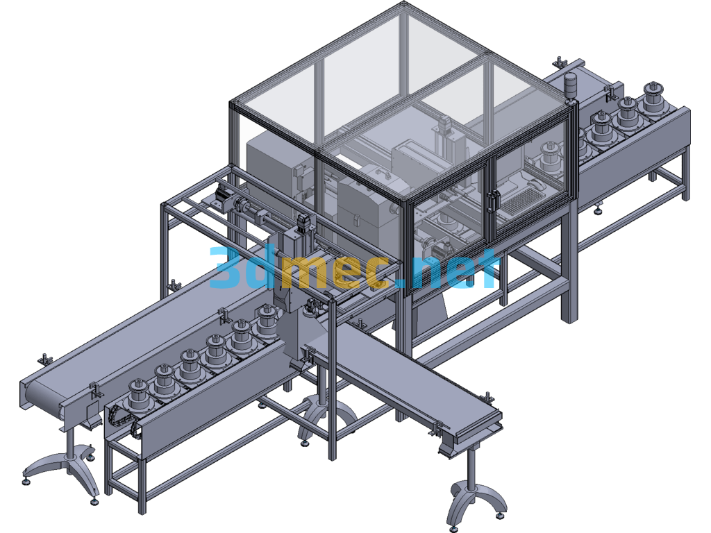 Gear Marking Machine - 3D Model Exported Free Download