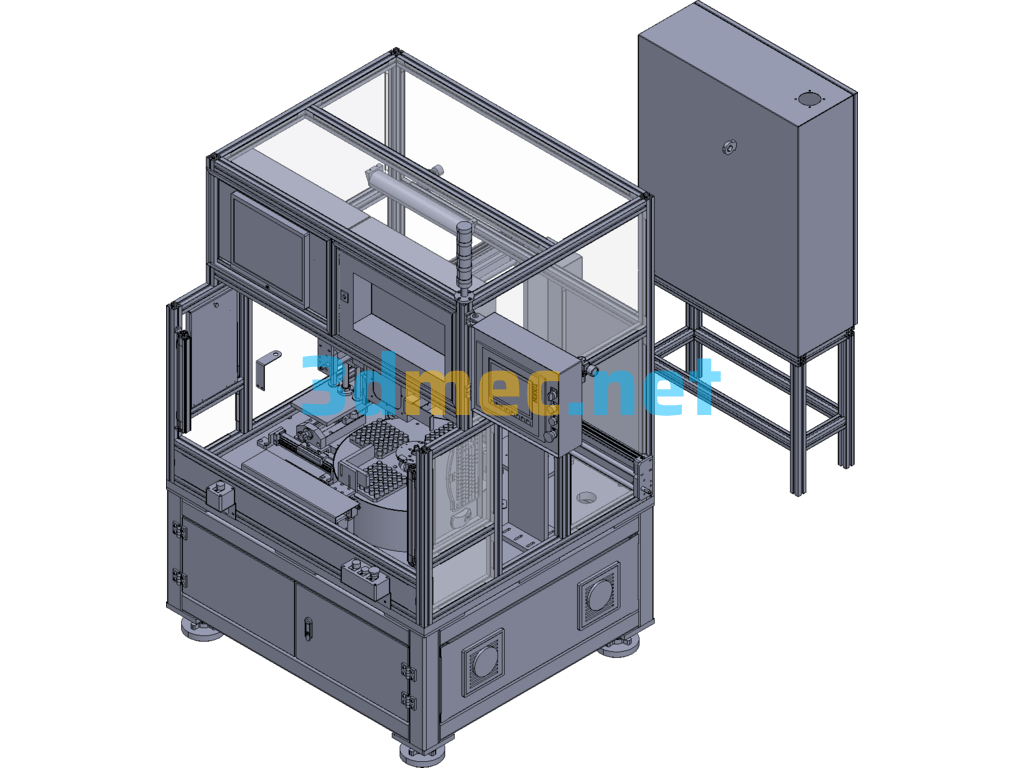 Continental Shell Inspection Machine - 3D Model Exported Free Download