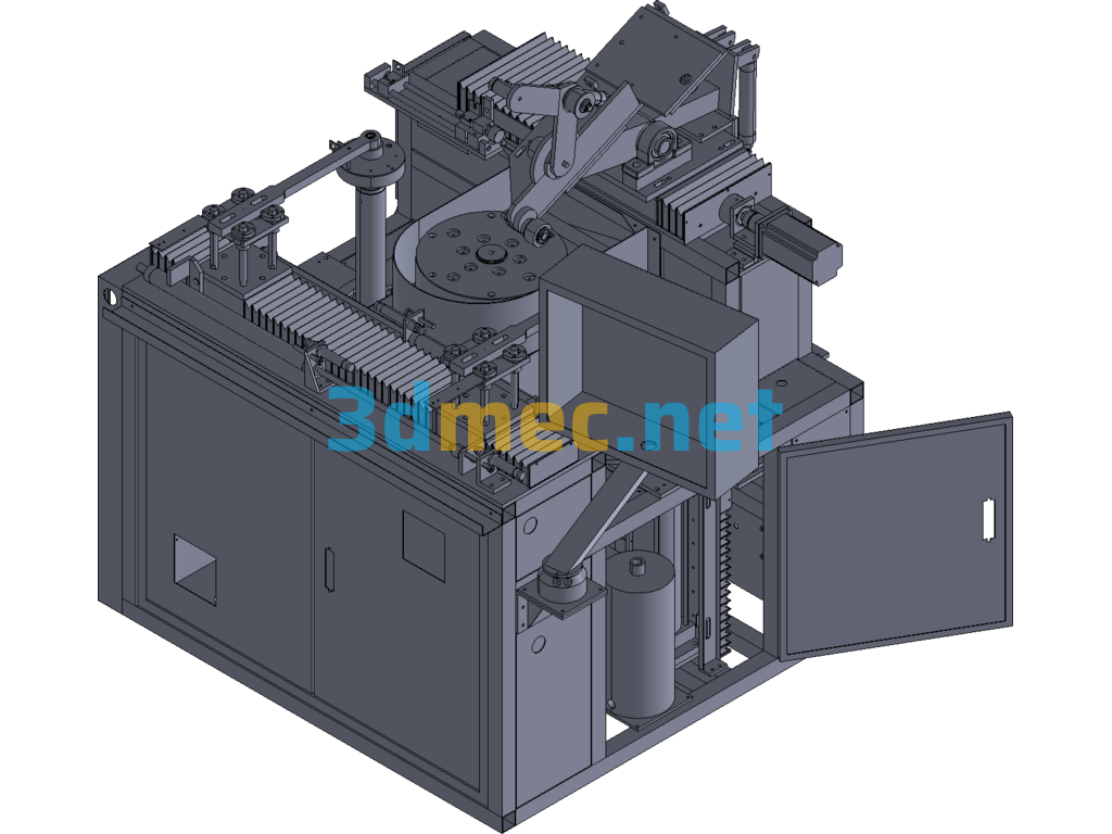 Saw Blade Polishing Machine - 3D Model Exported Free Download