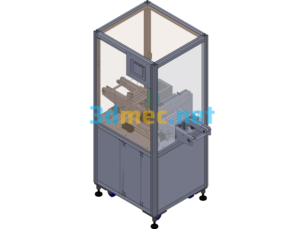 Circuit Board Two-Dimensional Inspection Equipment - 3D Model SolidWorks Free Download