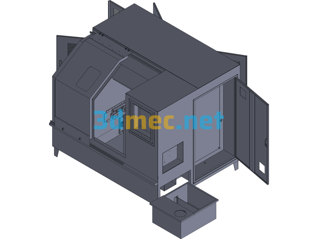 Saw Blade Sharpening Machine - 3D Model Exported Free Download