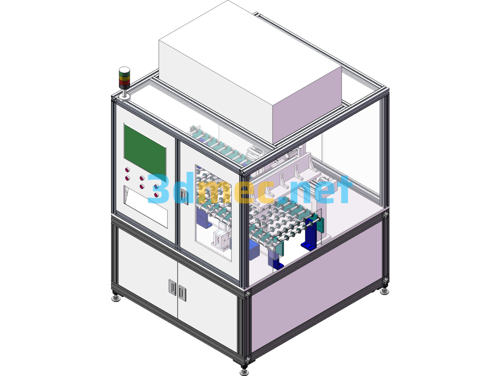 Automatic Inkjet Printer - 3D Model SolidWorks Free Download