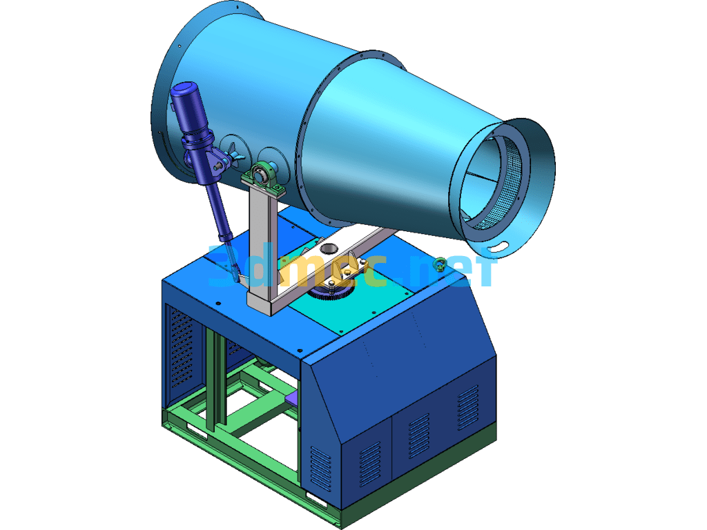 Air Blown Sprayer - 3D Model SolidWorks Free Download