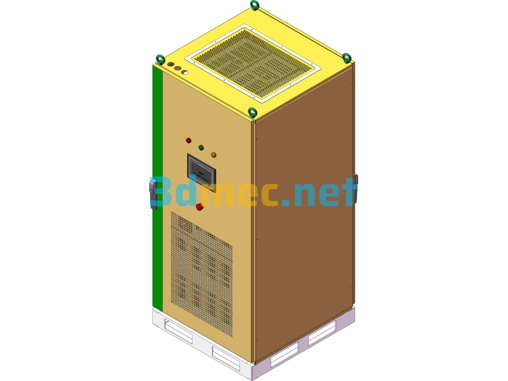 APF100 Three-Phase Four-Wire Power Supply System And Electric Control Box - 3D Model SolidWorks Free Download