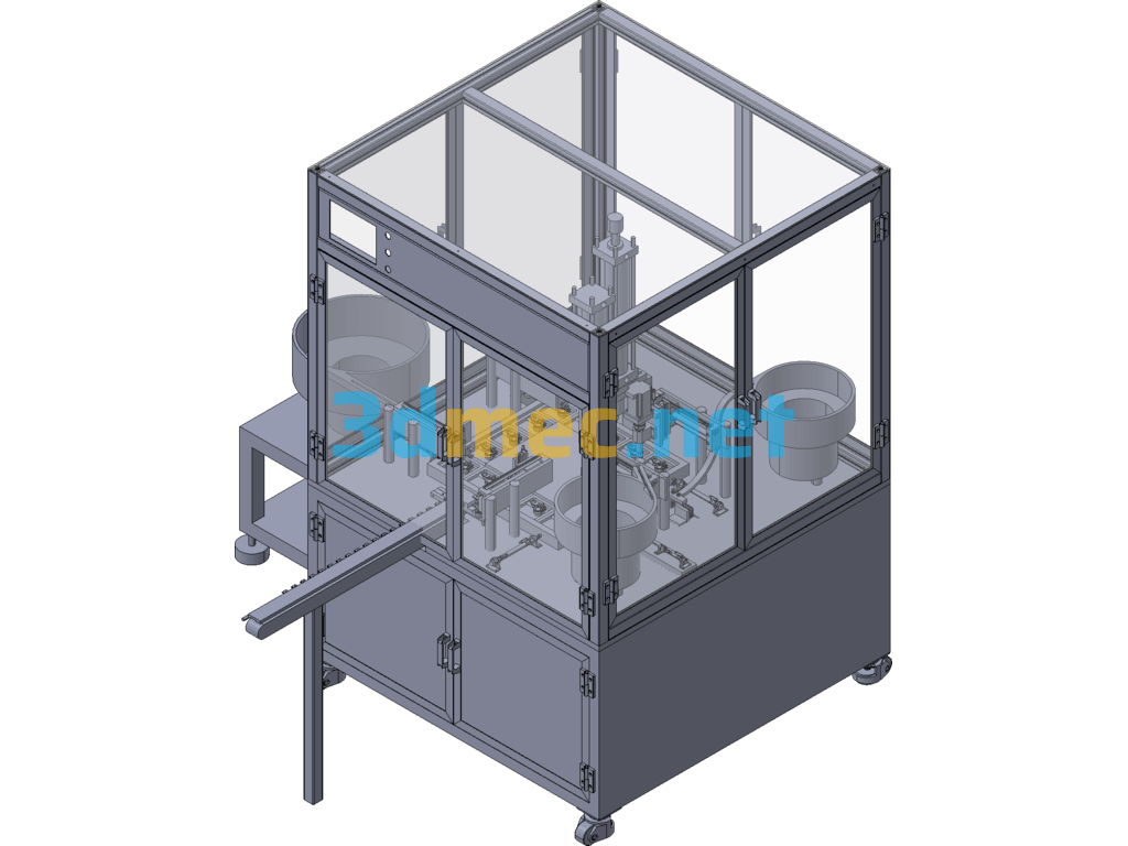 Auto Parts Automatic Assembly Machine - 3D Model Exported Free Download