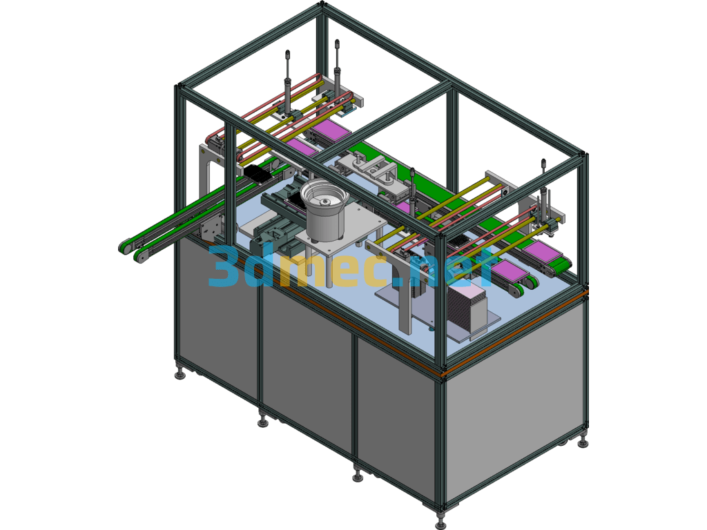 Apple Mobile Phone Charging Port Decoration Machine - 3D Model Exported Free Download