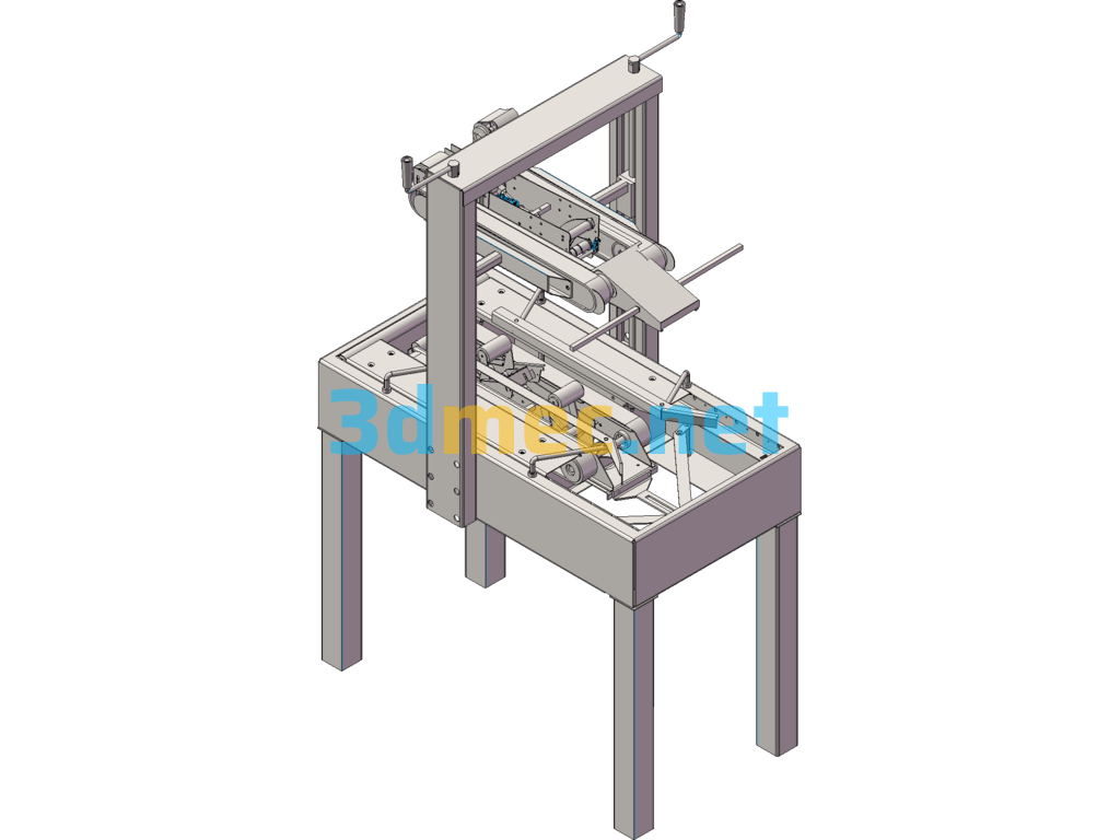 Carton Sealing Machine - 3D Model Exported Free Download