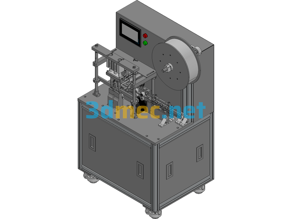 External Nose Bridge Ultrasonic Welding Machine - 3D Model Exported Free Download